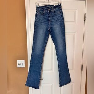 NWT ✨ American Eagle High Rise Skinny Kick 8 X Long